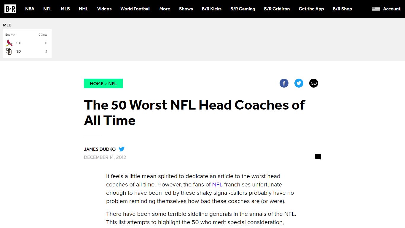 The 50 Worst NFL Head Coaches of All Time - Bleacher Report